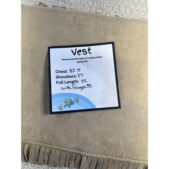 Karen Kane USA Made Fringe Sleeveless Vest Bohemian Festival Top XL - Picture 7 of 7